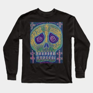 Great Electric Skull Long Sleeve T-Shirt